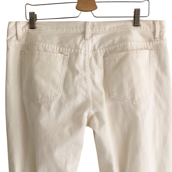 A.P.C. Petit New Standard Mens Distressed White Button Fly Jeans 34 - Picture 8 of 12